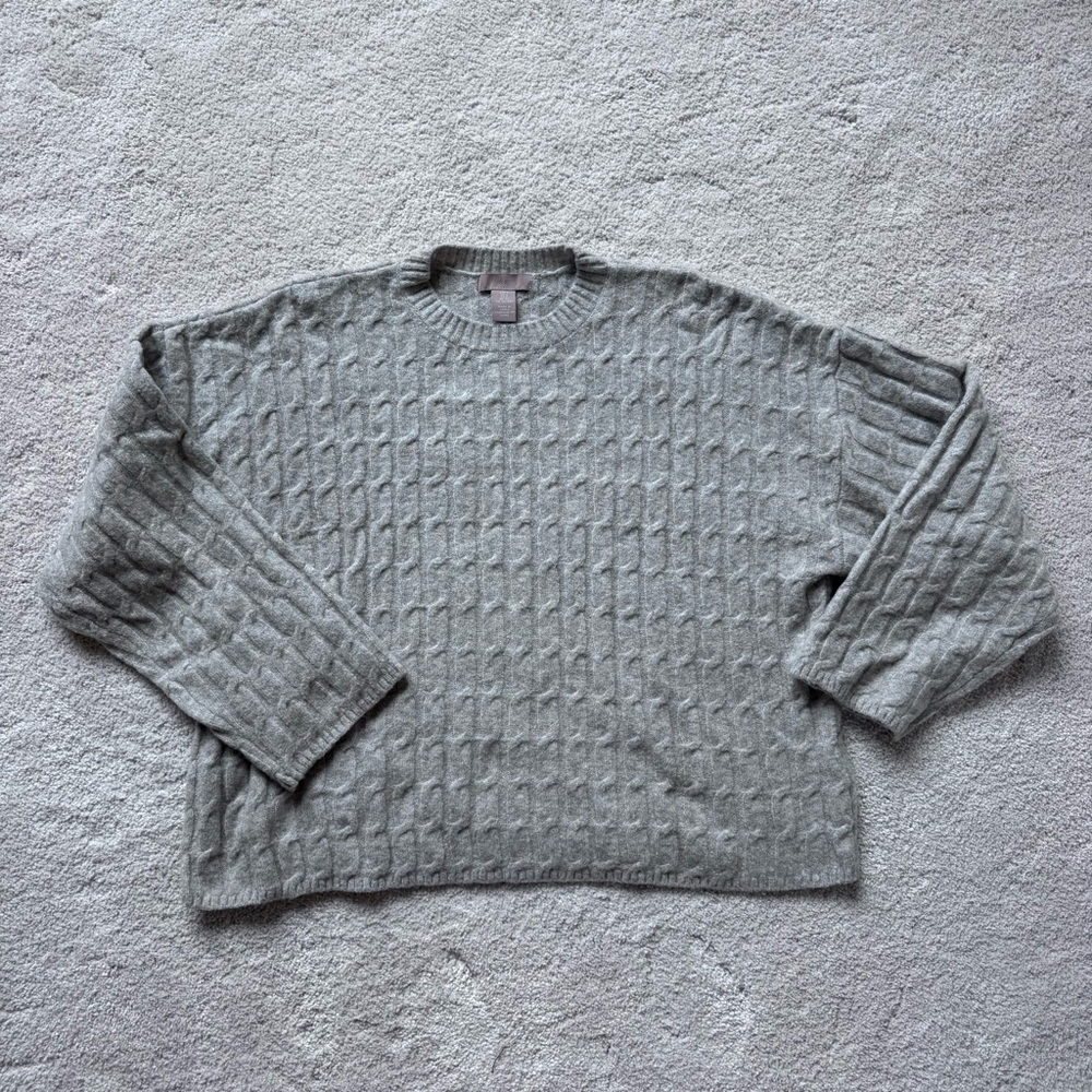 Marbled Cable Knit Women’s Sweater